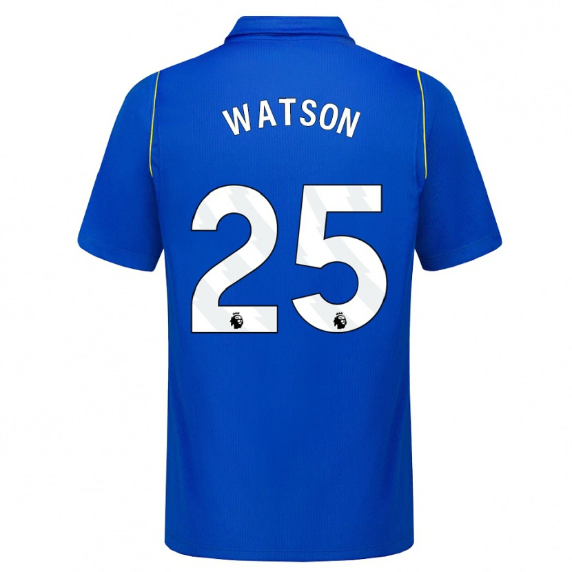 Danxen Hombre Camiseta Lucy Watson #25 Azul Amarillo 1ª Equipación 2026/27 La Camisa