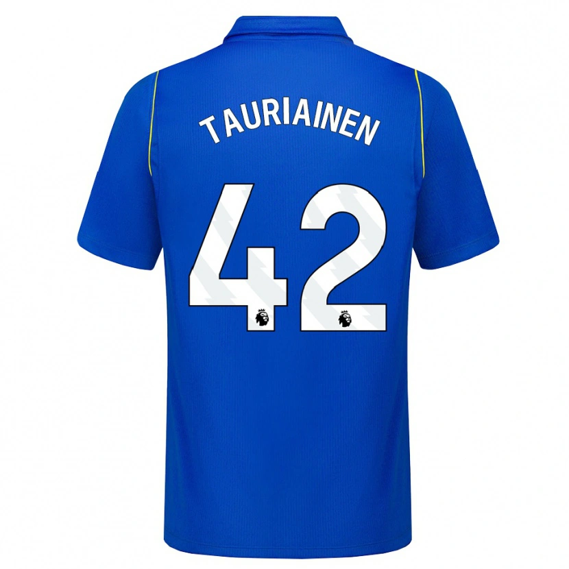 Danxen Hombre Camiseta Jimi Tauriainen #42 Azul Amarillo 1ª Equipación 2026/27 La Camisa