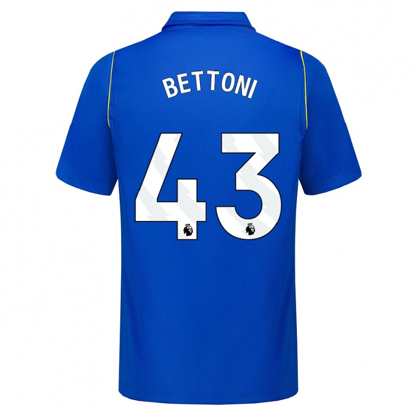 Danxen Hombre Camiseta Harrison Bettoni #43 Azul Amarillo 1ª Equipación 2026/27 La Camisa