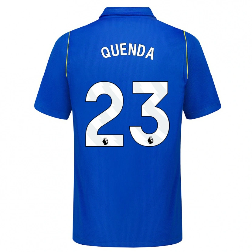 Danxen Hombre Camiseta Geovany Quenda #23 Azul Amarillo 1ª Equipación 2026/27 La Camisa