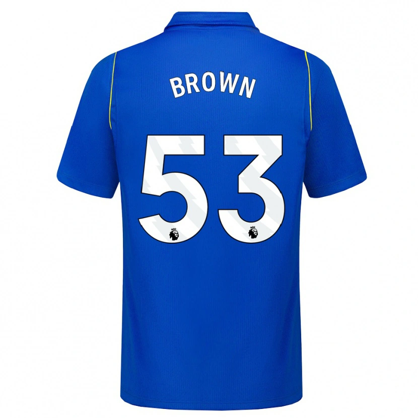 Danxen Hombre Camiseta Lola Brown #53 Azul Amarillo 1ª Equipación 2026/27 La Camisa
