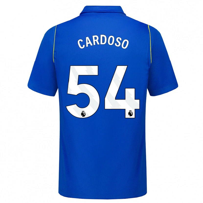 Danxen Hombre Camiseta Leo Cardoso #54 Azul Amarillo 1ª Equipación 2026/27 La Camisa