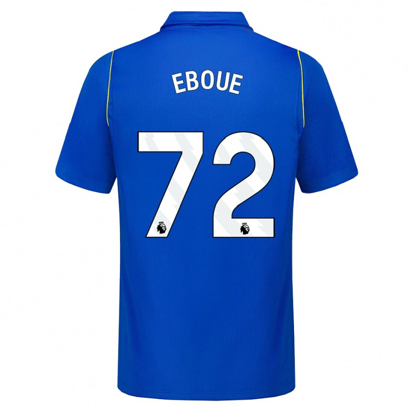 Danxen Hombre Camiseta Mathis Eboué #72 Azul Amarillo 1ª Equipación 2026/27 La Camisa
