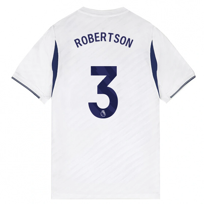 Danxen Hombre Camiseta Andrew Robertson #3 Blanco Rojo Púrpura 1ª Equipación 2026/27 La Camisa