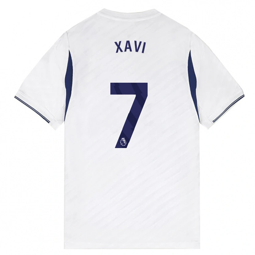 Danxen Hombre Camiseta Xavi Simons #7 Blanco Rojo Púrpura 1ª Equipación 2026/27 La Camisa
