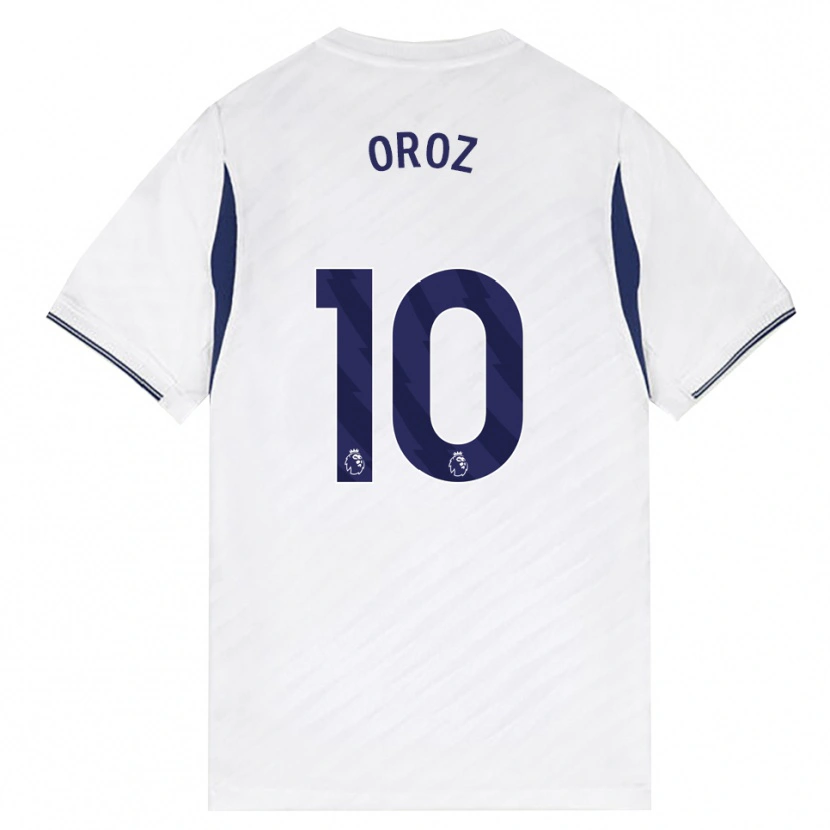 Danxen Hombre Camiseta Maite Oroz #10 Blanco Rojo Púrpura 1ª Equipación 2026/27 La Camisa