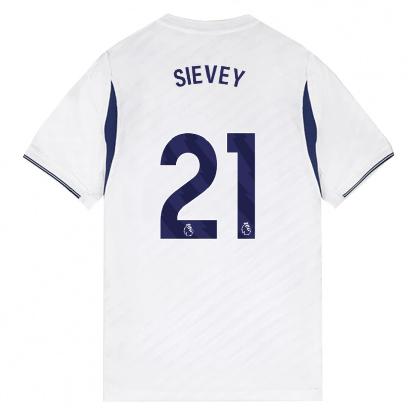 Danxen Hombre Camiseta Max Sievey #21 Blanco Rojo Púrpura 1ª Equipación 2026/27 La Camisa