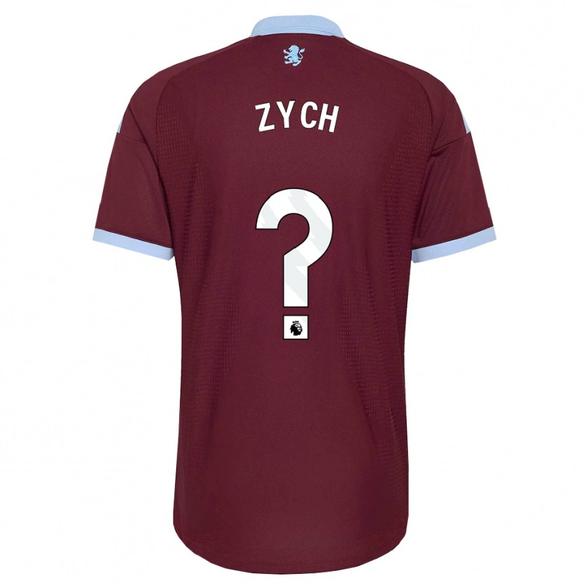 Danxen Hombre Camiseta Oliwier Zych #0 Azulaciano Borgoña 1ª Equipación 2026/27 La Camisa