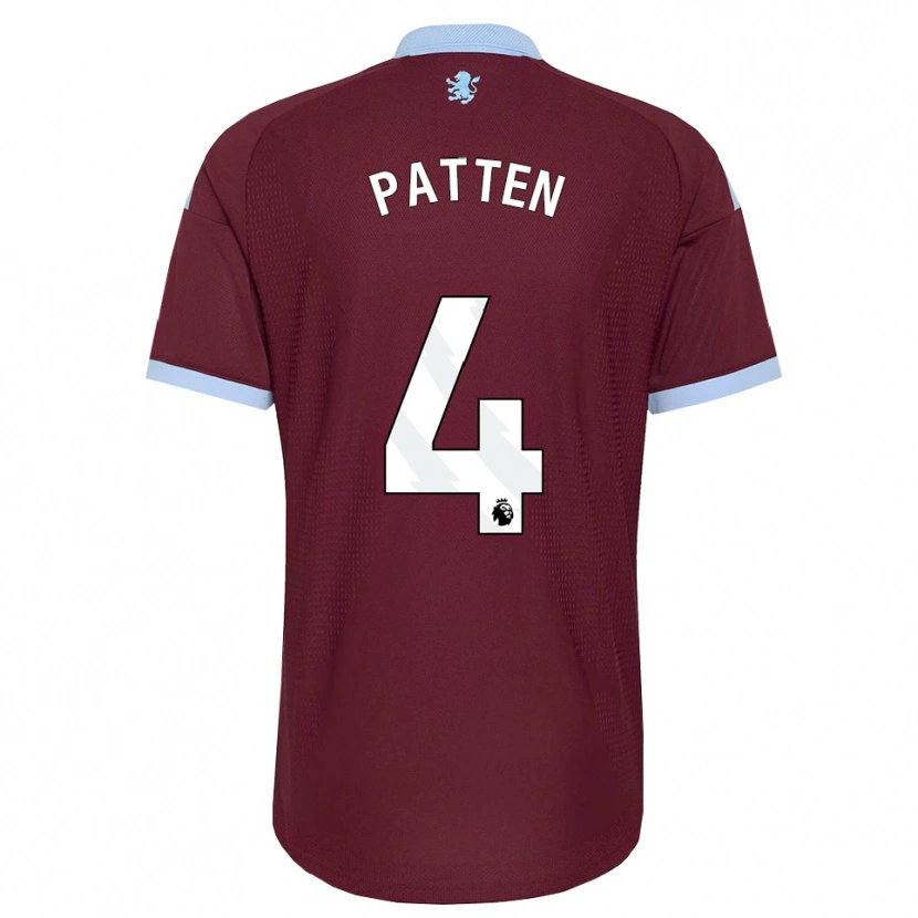 Danxen Hombre Camiseta Anna Patten #4 Azulaciano Borgoña 1ª Equipación 2026/27 La Camisa