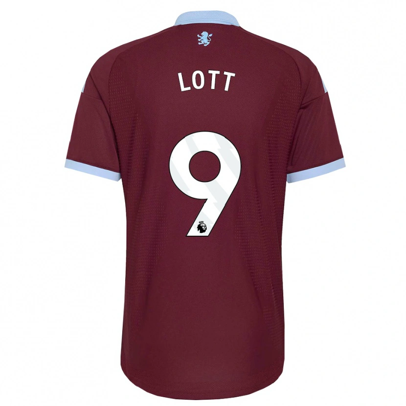 Danxen Hombre Camiseta Max Lott #9 Azulaciano Borgoña 1ª Equipación 2026/27 La Camisa