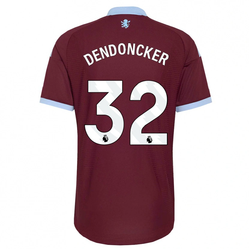 Danxen Hombre Camiseta Leander Dendoncker #32 Azulaciano Borgoña 1ª Equipación 2026/27 La Camisa