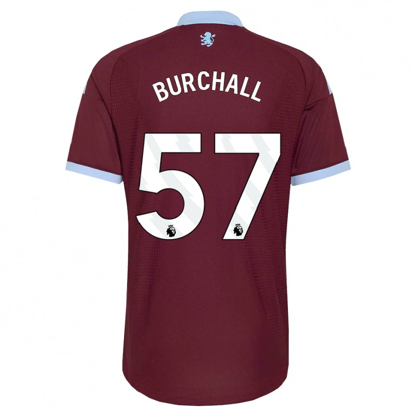 Danxen Hombre Camiseta Ajani Burchall #57 Azulaciano Borgoña 1ª Equipación 2026/27 La Camisa