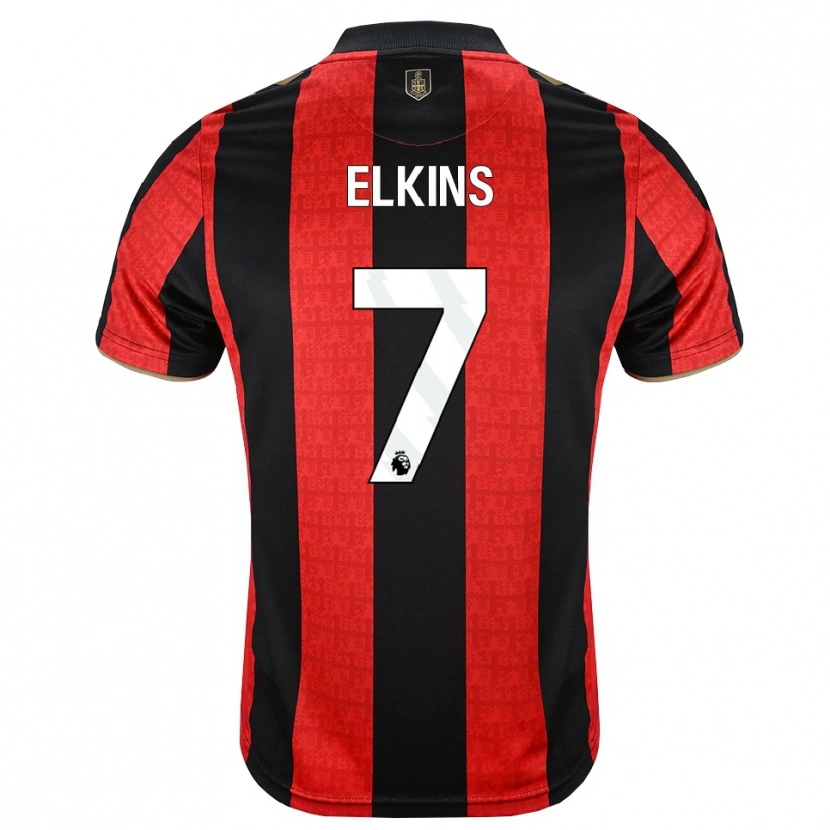 Danxen Hombre Camiseta Elle Elkins #7 Goldenrod Rojo Negro 1ª Equipación 2026/27 La Camisa