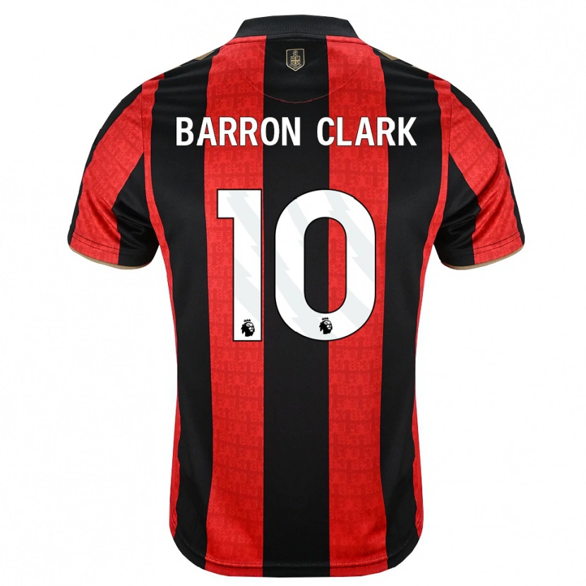 Danxen Hombre Camiseta Molly Barron-Clark #10 Goldenrod Rojo Negro 1ª Equipación 2026/27 La Camisa