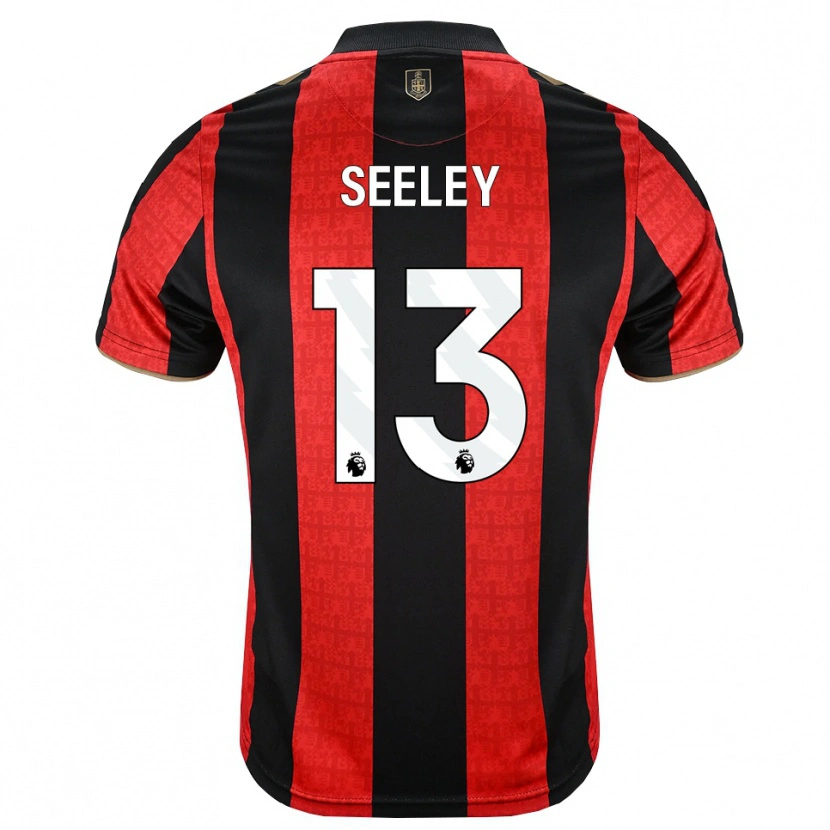 Danxen Hombre Camiseta Will Seeley #13 Goldenrod Rojo Negro 1ª Equipación 2026/27 La Camisa