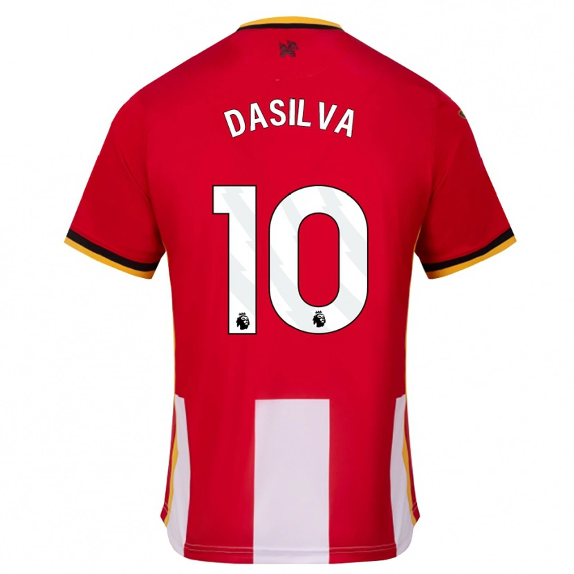 Danxen Hombre Camiseta Josh Dasilva #10 Amarillo Negro Rojo 1ª Equipación 2026/27 La Camisa