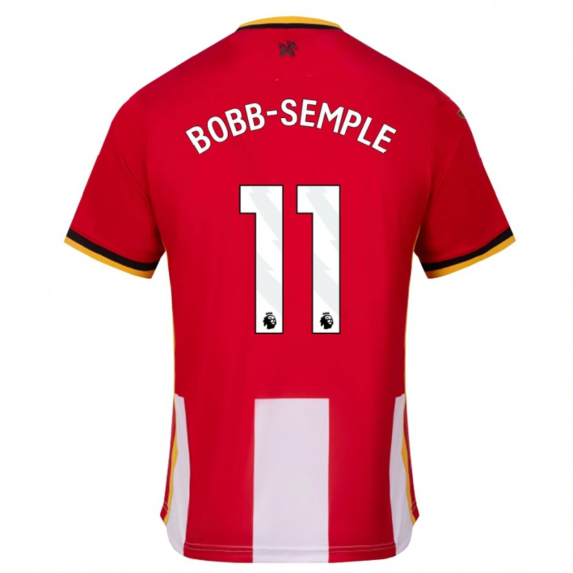 Danxen Hombre Camiseta Domeiro Bobb-Semple #11 Amarillo Negro Rojo 1ª Equipación 2026/27 La Camisa