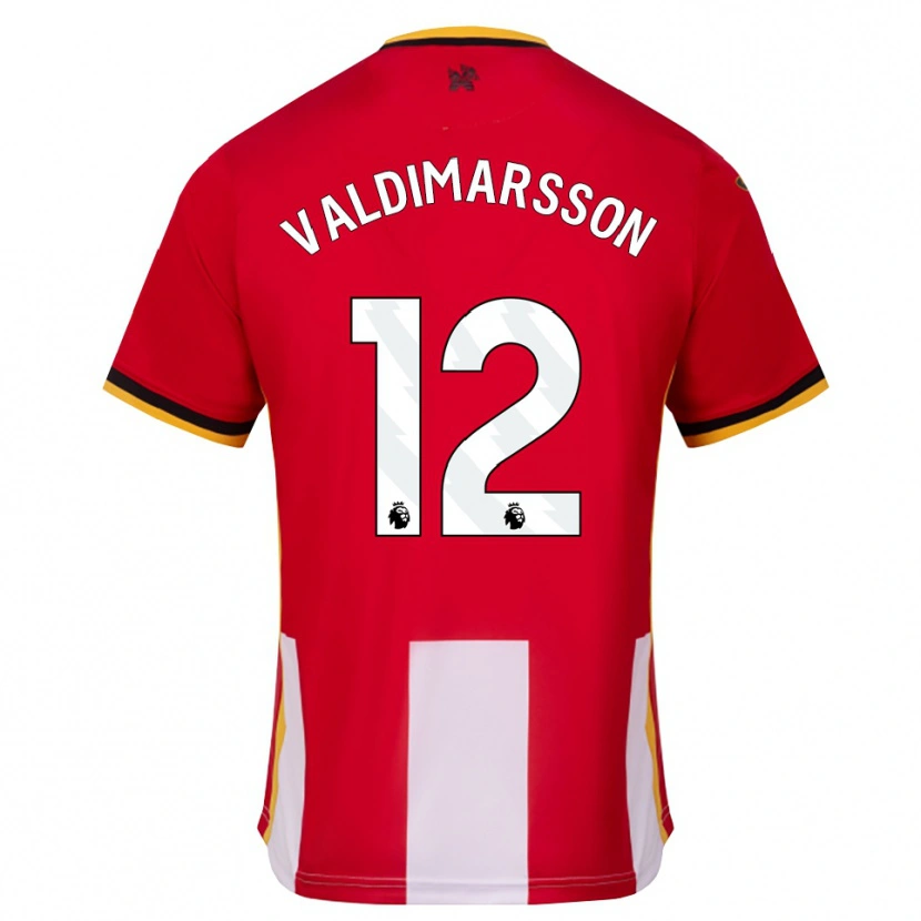 Danxen Hombre Camiseta Hákon Valdimarsson #12 Amarillo Negro Rojo 1ª Equipación 2026/27 La Camisa