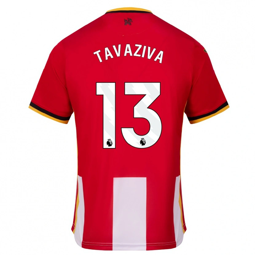 Danxen Hombre Camiseta Marley Tavaziva #13 Amarillo Negro Rojo 1ª Equipación 2026/27 La Camisa