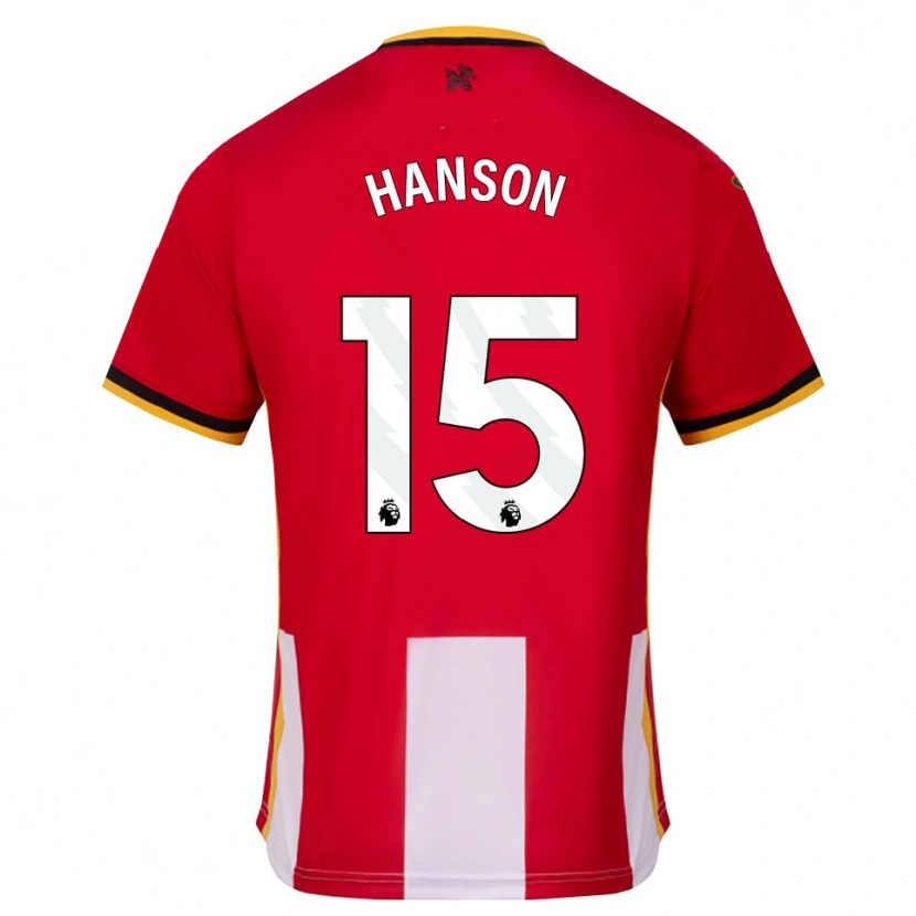 Danxen Hombre Camiseta Jacob Hanson #15 Amarillo Negro Rojo 1ª Equipación 2026/27 La Camisa