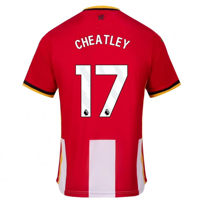 Danxen Hombre Camiseta Ashley Cheatley #17 Amarillo Negro Rojo 1ª Equipación 2026/27 La Camisa