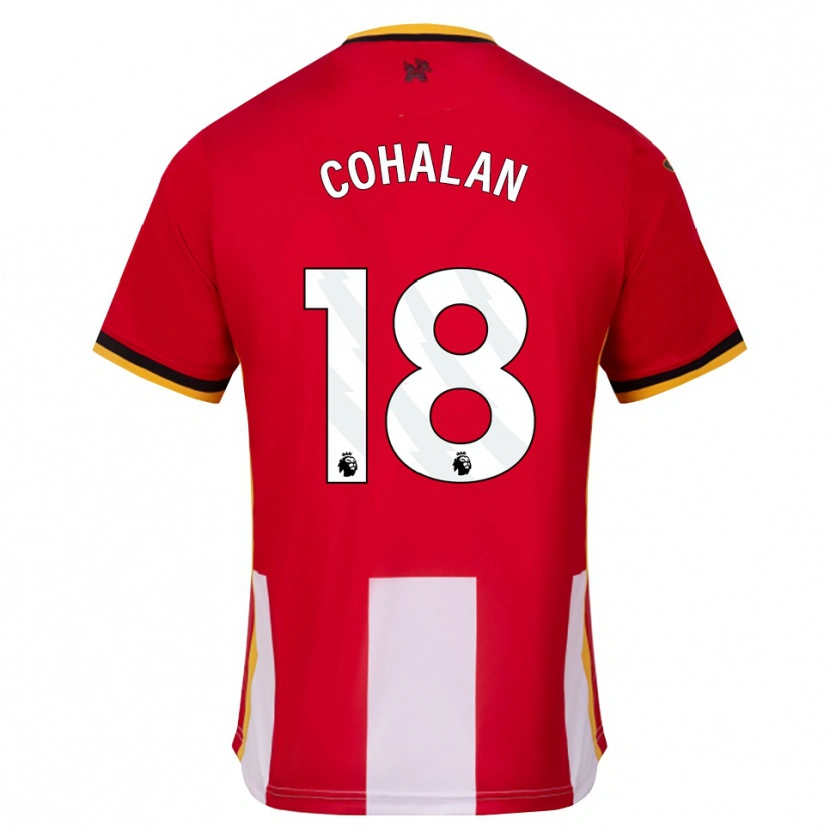 Danxen Hombre Camiseta Chris Cohalan #18 Amarillo Negro Rojo 1ª Equipación 2026/27 La Camisa