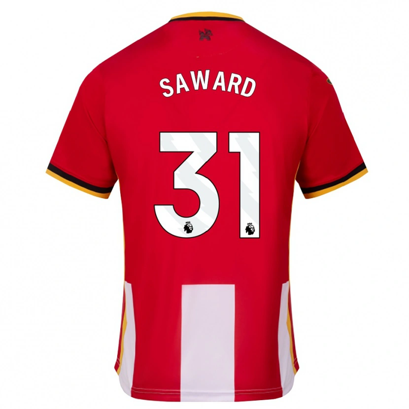 Danxen Hombre Camiseta Sammie Saward #31 Amarillo Negro Rojo 1ª Equipación 2026/27 La Camisa