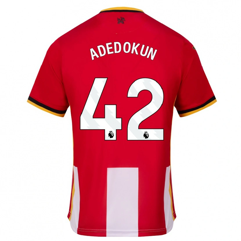Danxen Hombre Camiseta Val Adedokun #42 Amarillo Negro Rojo 1ª Equipación 2026/27 La Camisa