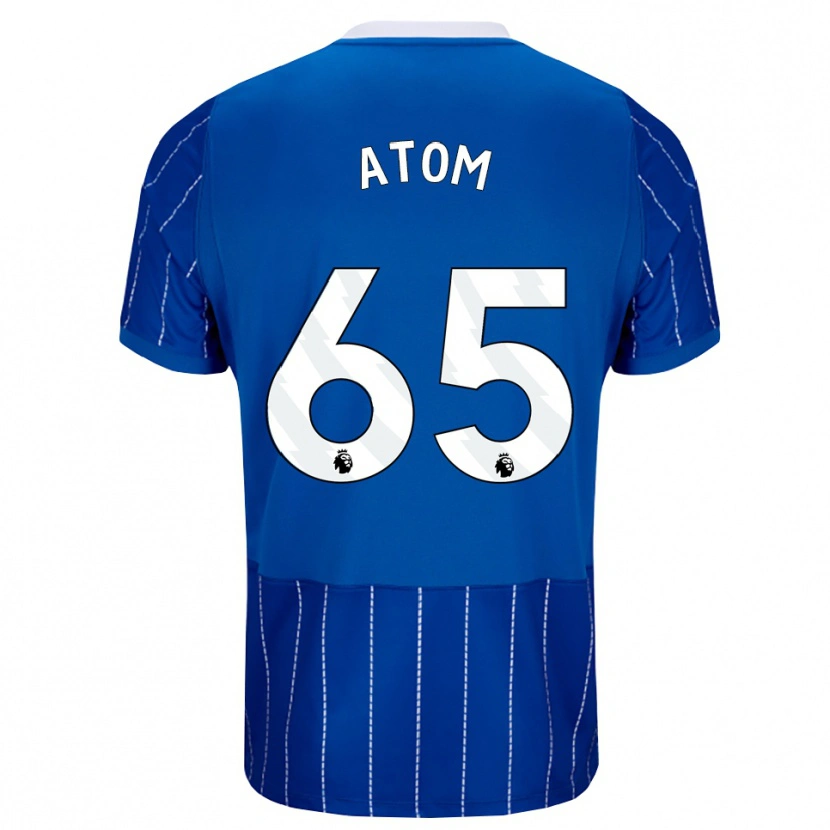 Danxen Hombre Camiseta Noel Atom #65 Azulmedio Blanco 1ª Equipación 2026/27 La Camisa