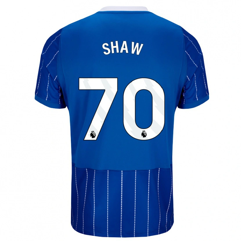 Danxen Hombre Camiseta Kofi Shaw #70 Azulmedio Blanco 1ª Equipación 2026/27 La Camisa