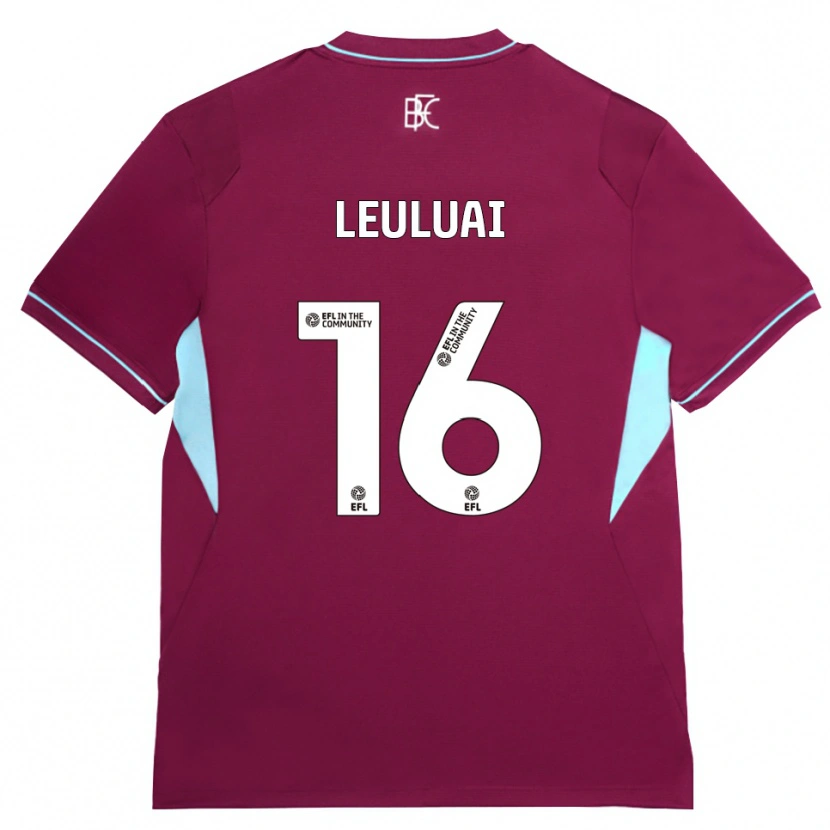 Danxen Hombre Camiseta Marley Leuluai #16 Borgoña Verde 1ª Equipación 2026/27 La Camisa