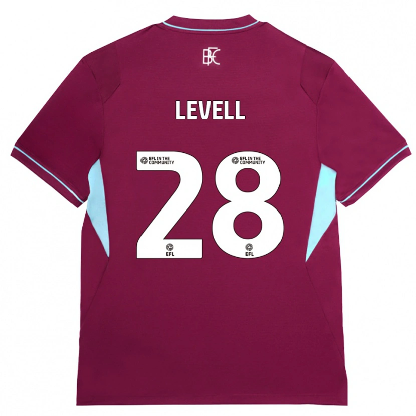 Danxen Hombre Camiseta Kirstie Levell #28 Borgoña Verde 1ª Equipación 2026/27 La Camisa