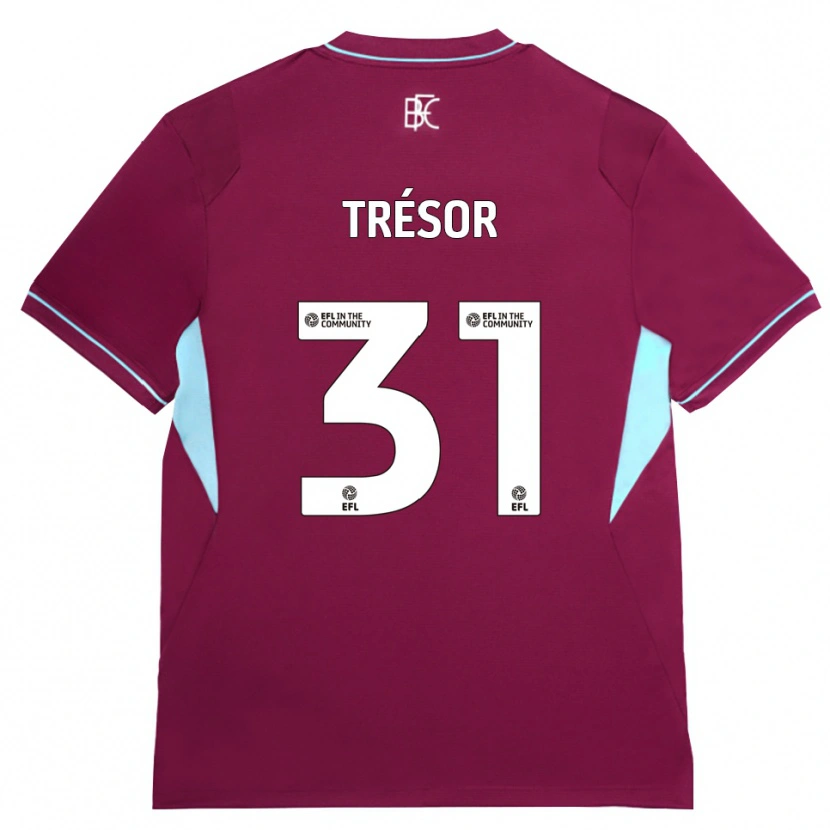 Danxen Hombre Camiseta Mike Tresor #31 Borgoña Verde 1ª Equipación 2026/27 La Camisa