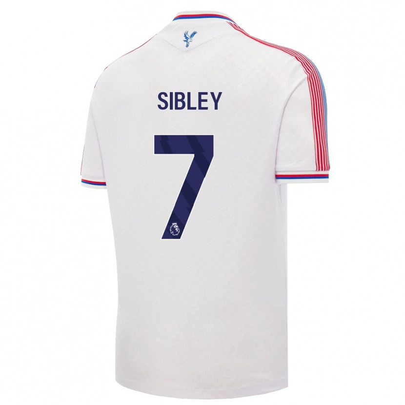 Danxen Hombre Camiseta Isabella Sibley #7 Blanco Rojo Azul 1ª Equipación 2026/27 La Camisa