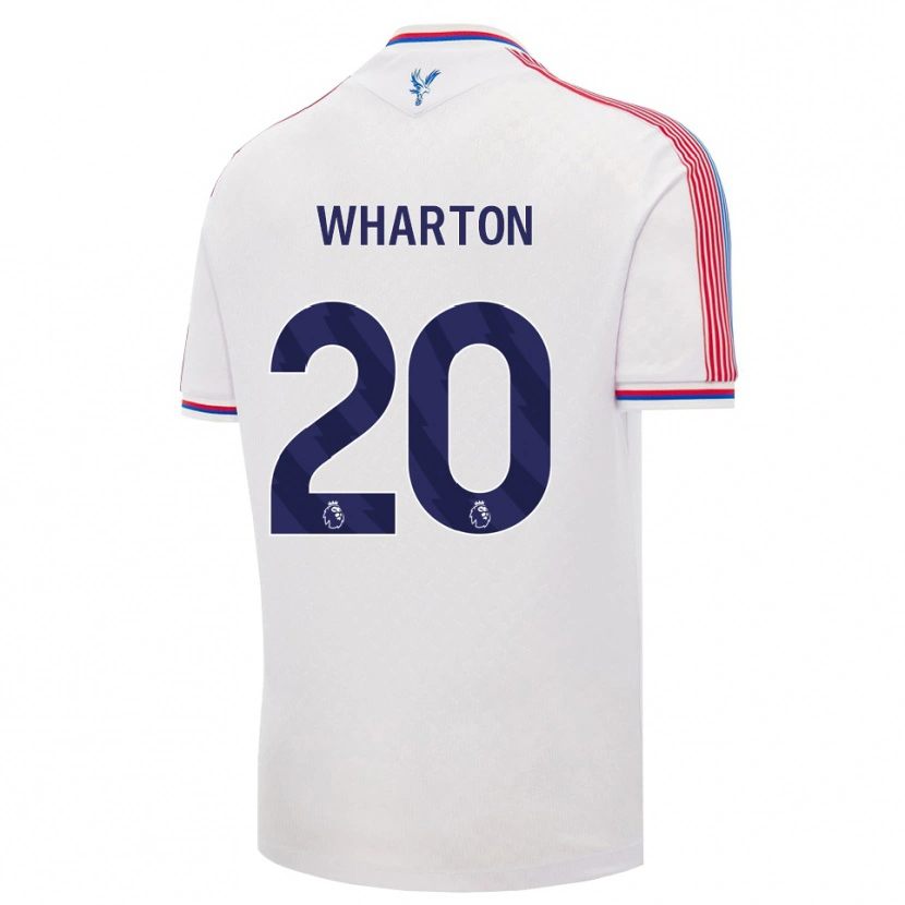 Danxen Hombre Camiseta Adam Wharton #20 Blanco Rojo Azul 1ª Equipación 2026/27 La Camisa