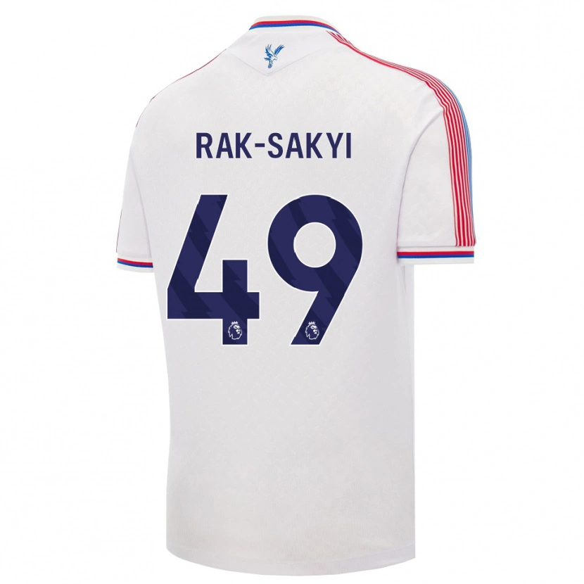 Danxen Hombre Camiseta Jesurun Rak-Sakyi #49 Blanco Rojo Azul 1ª Equipación 2026/27 La Camisa