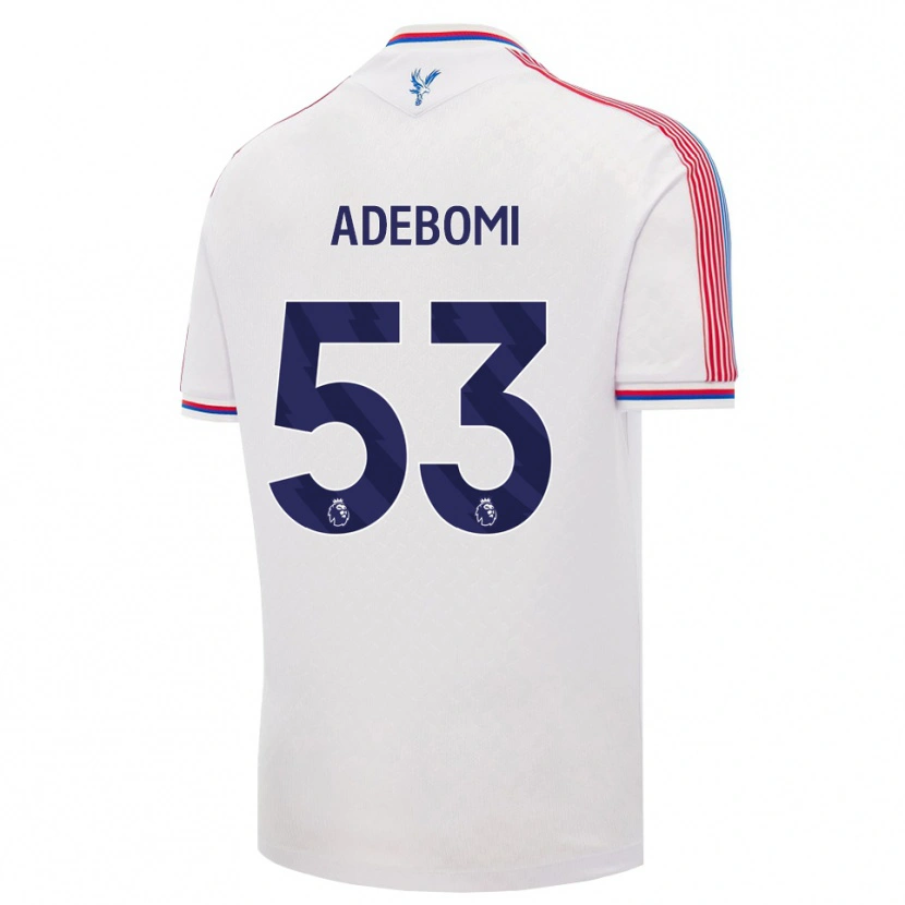 Danxen Hombre Camiseta Ademola Ola Adebomi #53 Blanco Rojo Azul 1ª Equipación 2026/27 La Camisa