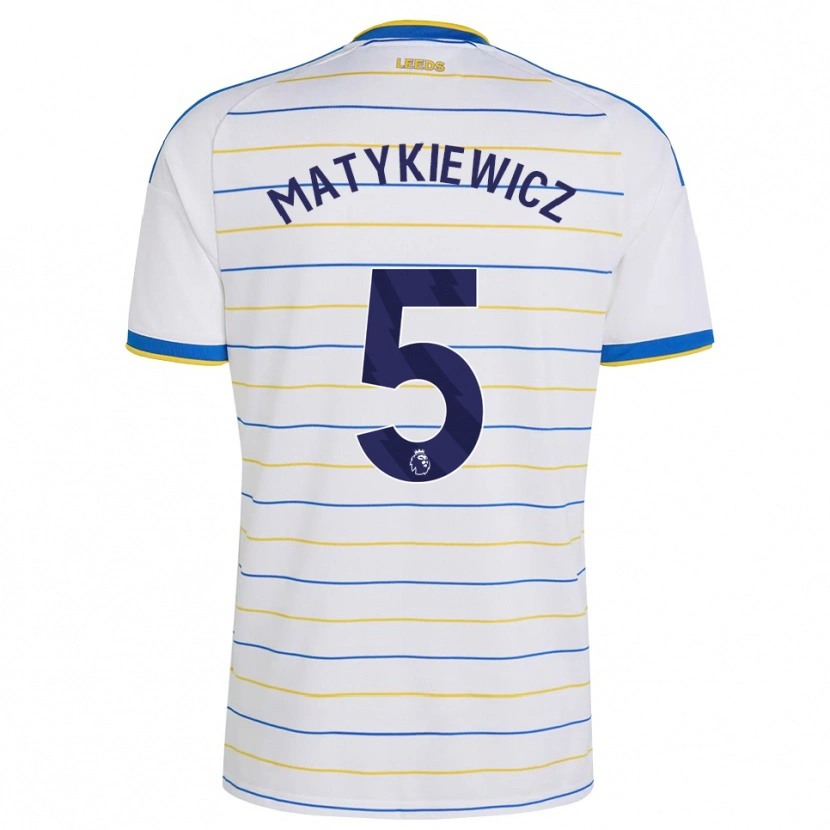 Danxen Hombre Camiseta Luke Matykiewicz #5 Rojo Amarillo Azul 1ª Equipación 2026/27 La Camisa