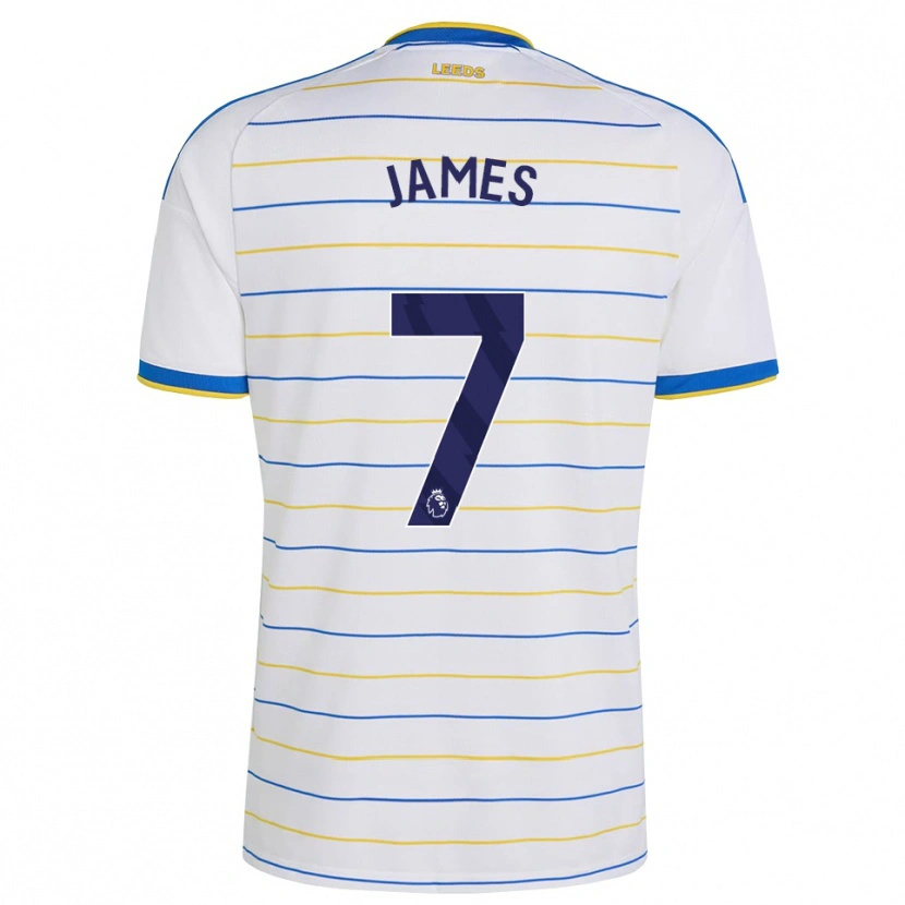 Danxen Hombre Camiseta Daniel James #7 Rojo Amarillo Azul 1ª Equipación 2026/27 La Camisa