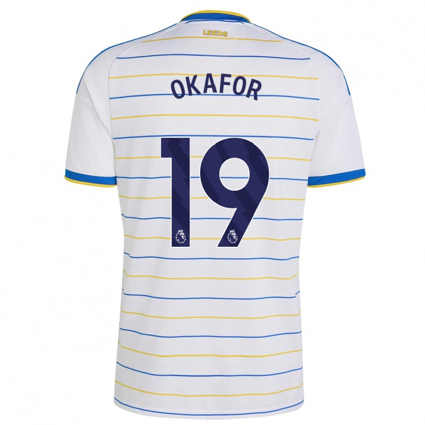 Danxen Hombre Camiseta Noah Okafor #19 Rojo Amarillo Azul 1ª Equipación 2026/27 La Camisa