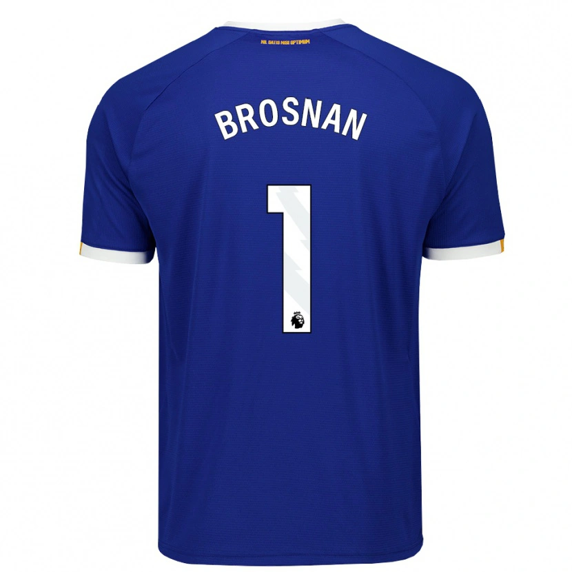 Danxen Hombre Camiseta Courtney Brosnan #1 Azul Blanco Amarillo 1ª Equipación 2026/27 La Camisa