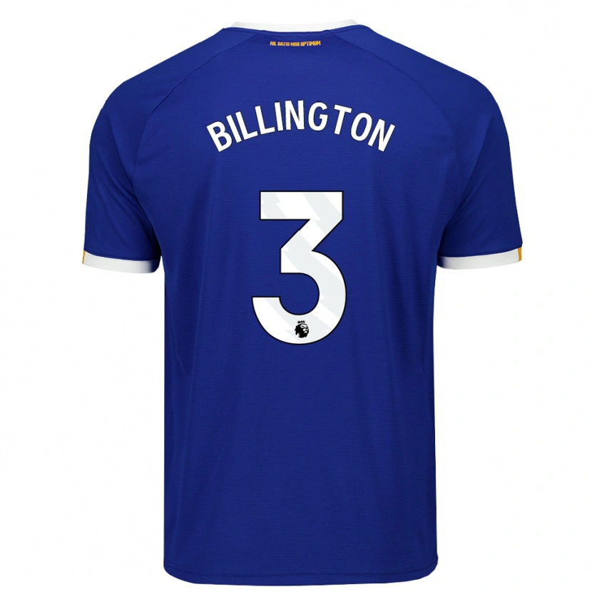 Danxen Hombre Camiseta Harvey Billington #3 Azul Blanco Amarillo 1ª Equipación 2026/27 La Camisa