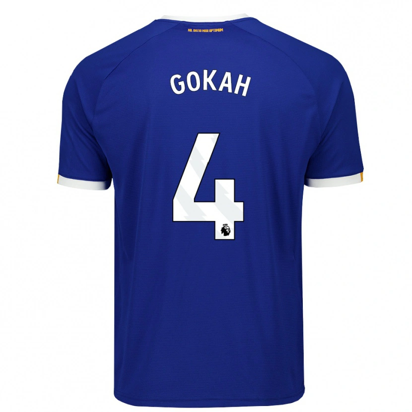 Danxen Hombre Camiseta Reuben Gokah #4 Azul Blanco Amarillo 1ª Equipación 2026/27 La Camisa