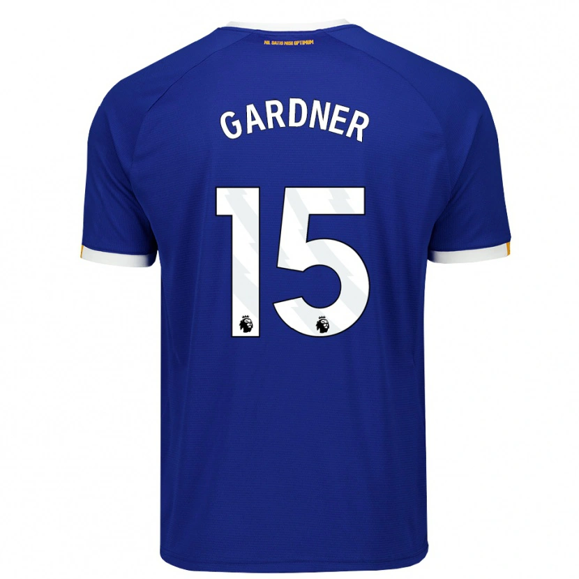 Danxen Hombre Camiseta Luis Gardner #15 Azul Blanco Amarillo 1ª Equipación 2026/27 La Camisa
