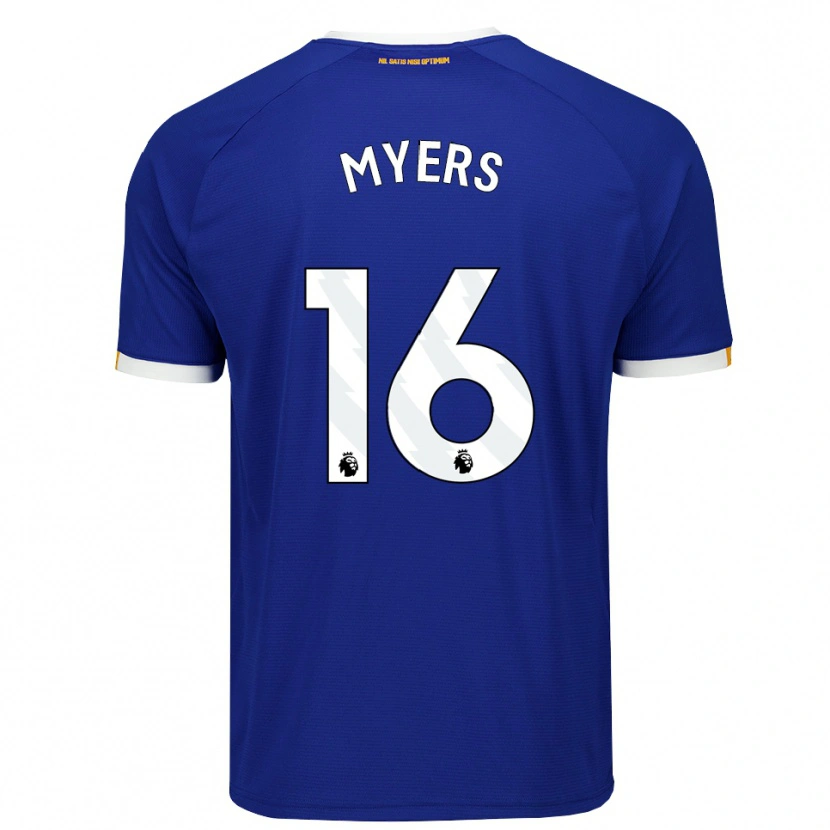 Danxen Hombre Camiseta Khairo Myers #16 Azul Blanco Amarillo 1ª Equipación 2026/27 La Camisa