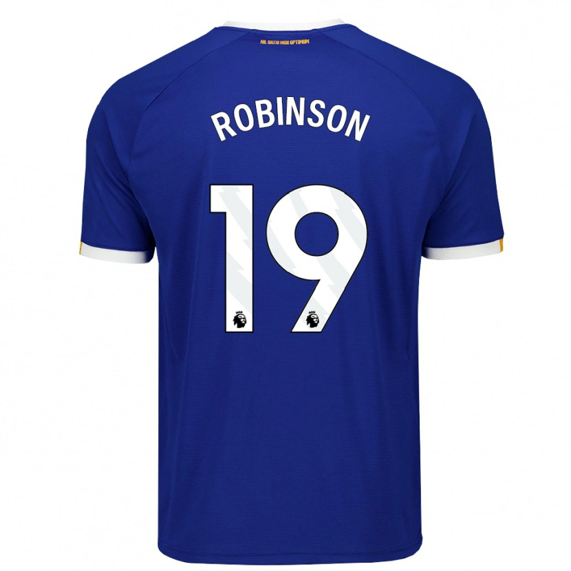 Danxen Hombre Camiseta Katie Robinson #19 Azul Blanco Amarillo 1ª Equipación 2026/27 La Camisa
