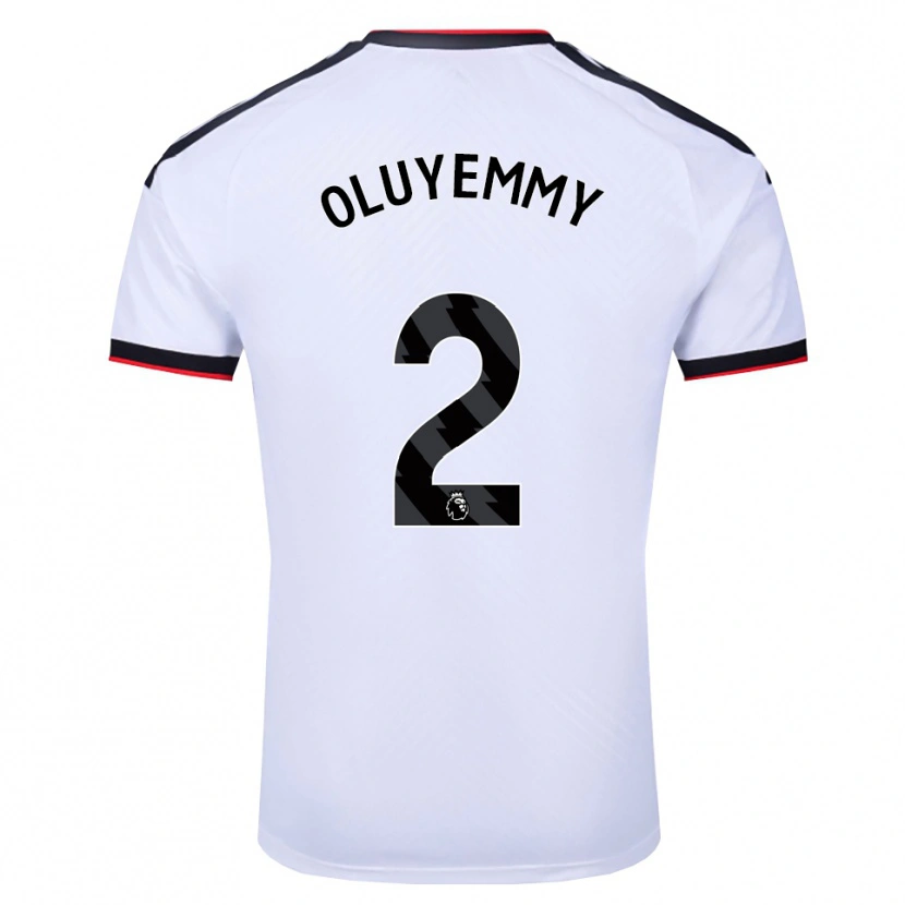 Danxen Hombre Camiseta Benjamin Oluyemmy #2 Blanco Negro Rojo 1ª Equipación 2026/27 La Camisa