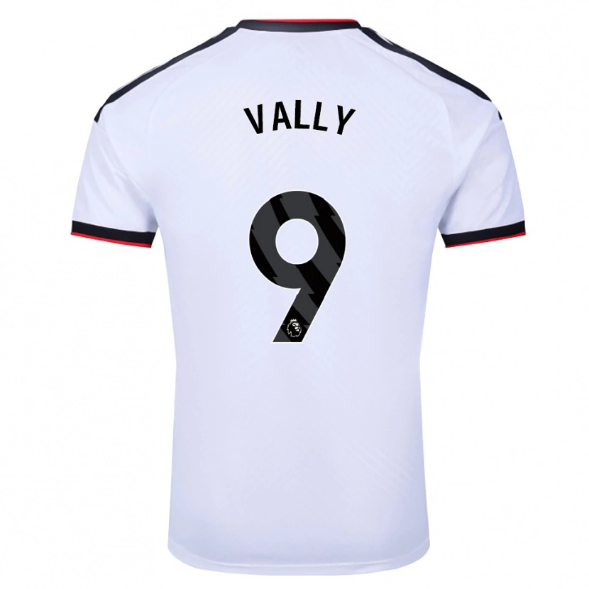Danxen Hombre Camiseta Khai Vally #9 Blanco Negro Rojo 1ª Equipación 2026/27 La Camisa