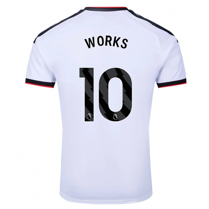 Danxen Hombre Camiseta Terrell Works #10 Blanco Negro Rojo 1ª Equipación 2026/27 La Camisa