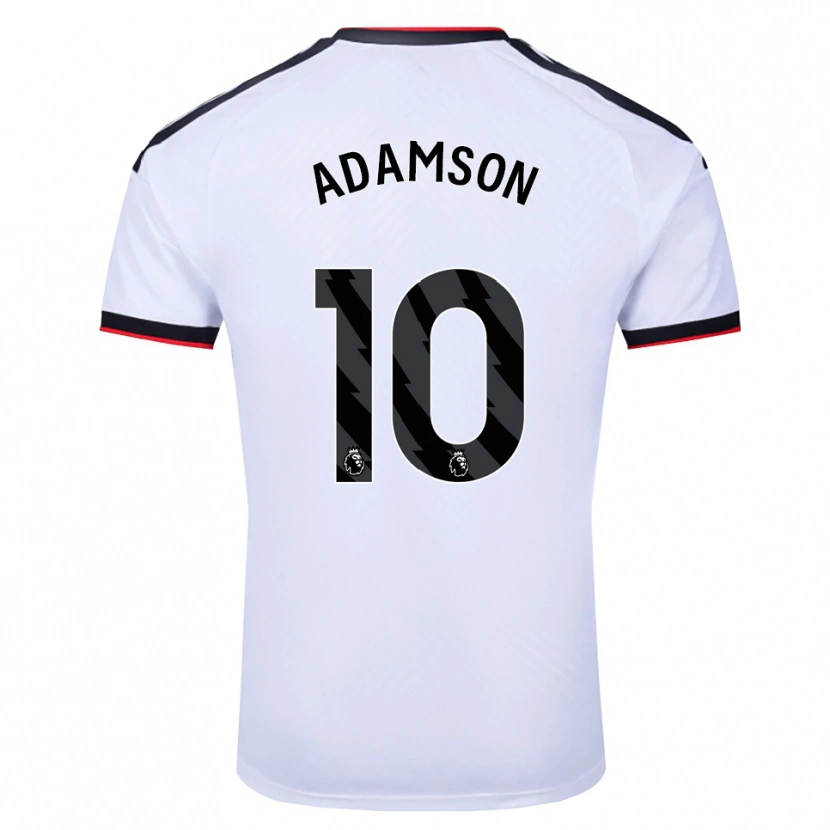 Danxen Hombre Camiseta Sasha Adamson #10 Blanco Negro Rojo 1ª Equipación 2026/27 La Camisa